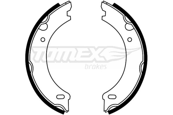 Sada brzdových čeľustí TOMEX Brakes